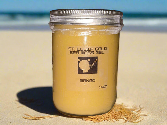 ST. LUCIA GOLD SEA MOSS GEL (16oz- 45oz)