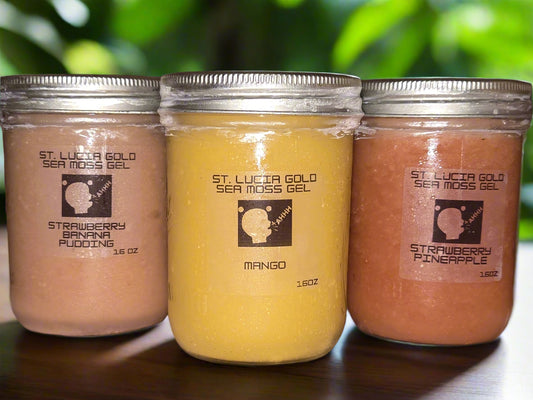 ST. LUCIA GOLD SEAMOSS GEL 16oz-45oz (WITHOUT SOURSOP)