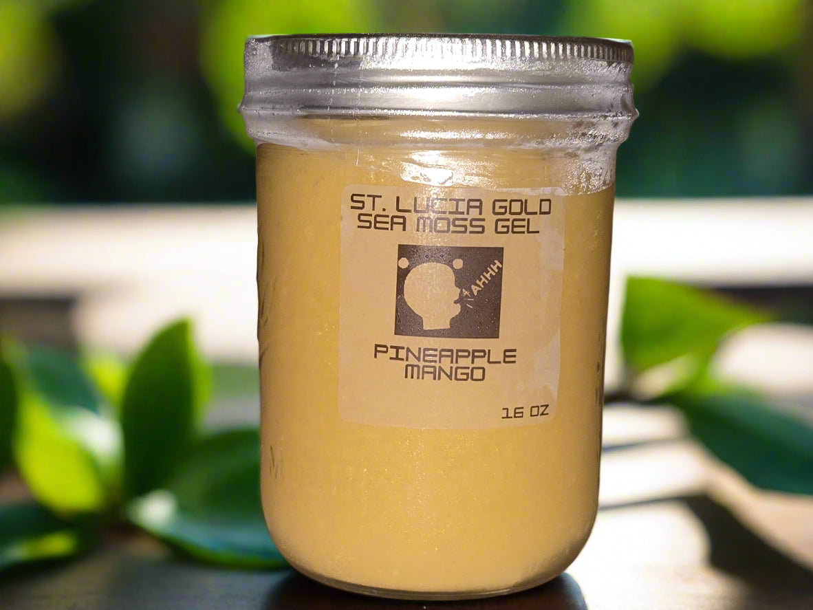 ST. LUCIA GOLD SEA MOSS GEL (16oz- 45oz)