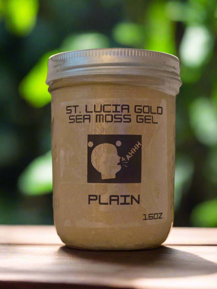 AAHHH ST. LUCIA GOLD SEA MOSS & SOURSOP GELS (3 PACK BUNDLE)