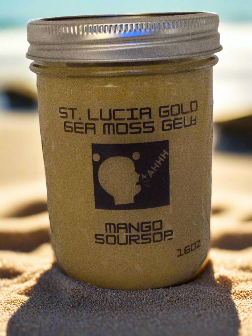 ST. LUCIA GOLD SEA MOSS GEL (16oz- 45oz)