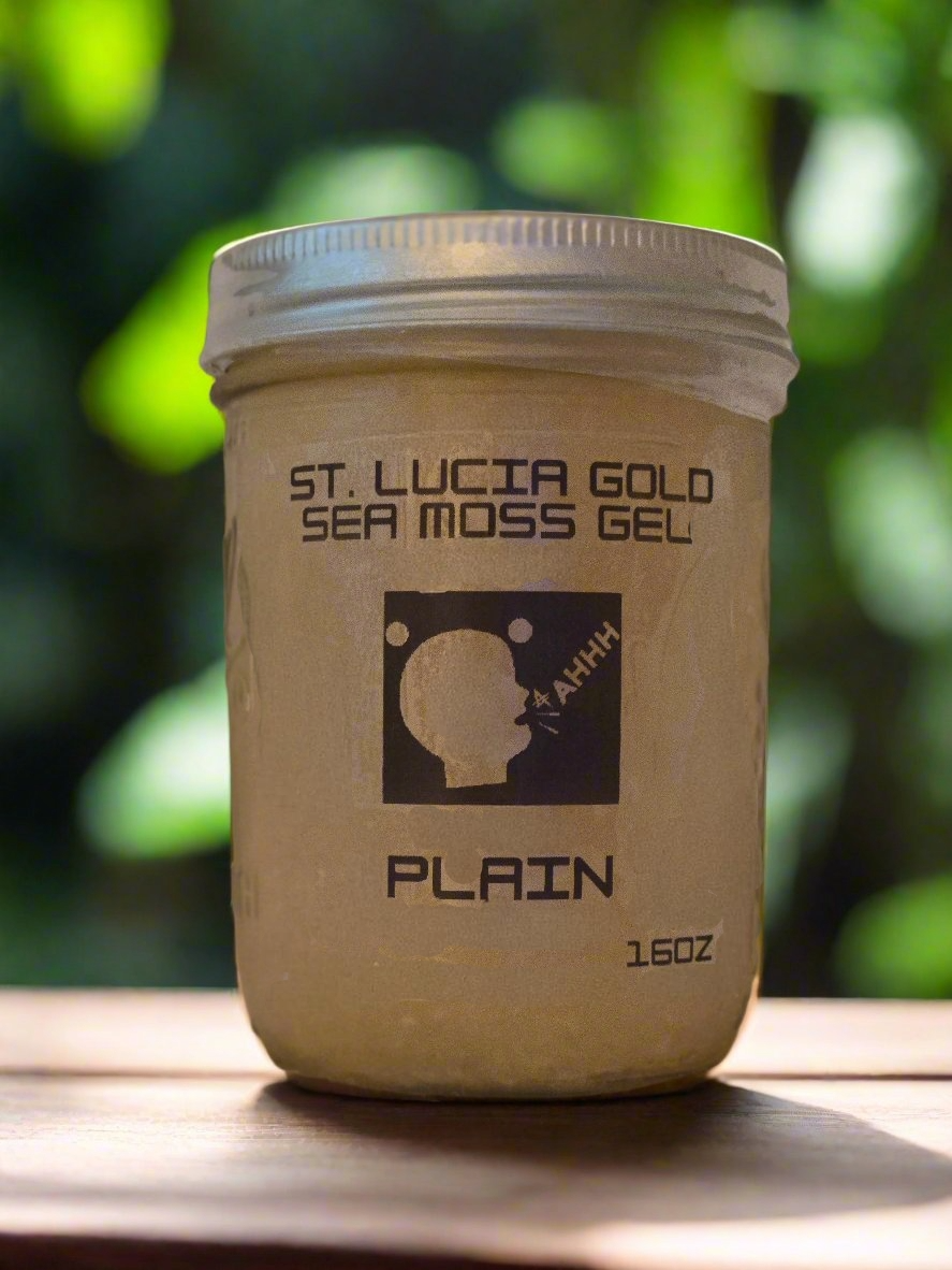 ST. LUCIA GOLD SEA MOSS GEL (16oz- 45oz)