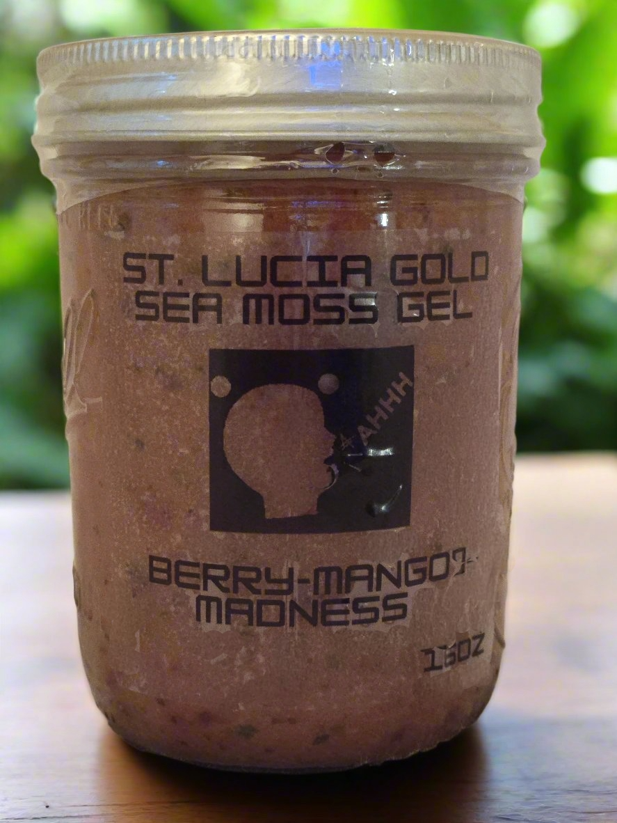 ST. LUCIA GOLD SEA MOSS GEL (16oz- 45oz)