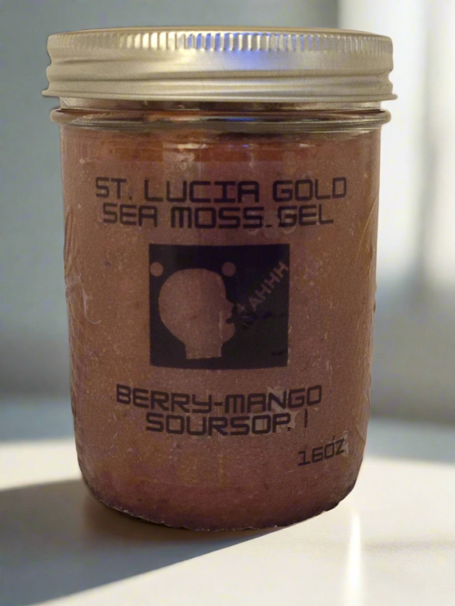 ST. LUCIA GOLD SEA MOSS GEL (16oz- 45oz)