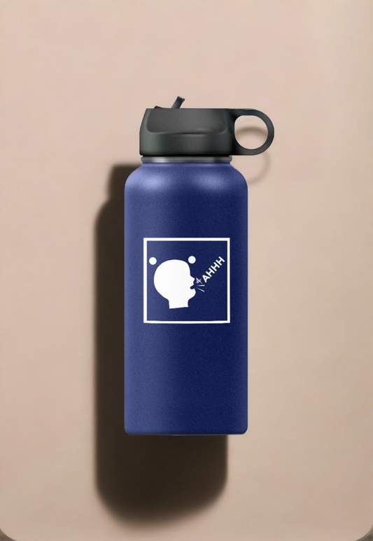AAHHH NAVY BLUE WATER BOTTLE