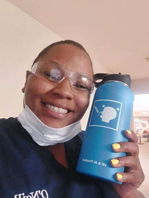 AHHH HYDRO BLUE WATER BOTTLE