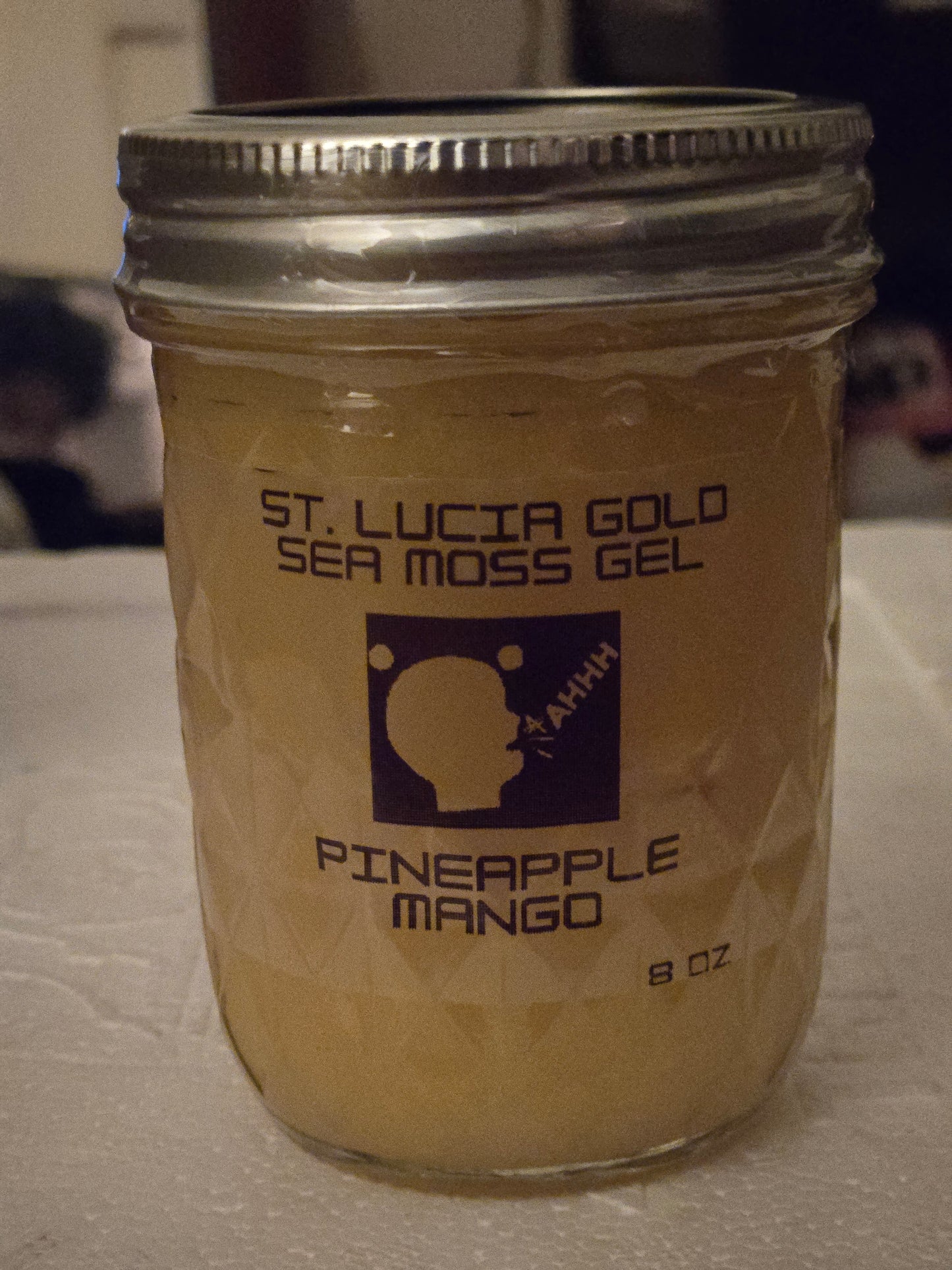 ST. LUCIA GOLD SEA MOSS GEL (8oz-45oz) PINEAPPLE-MANGO