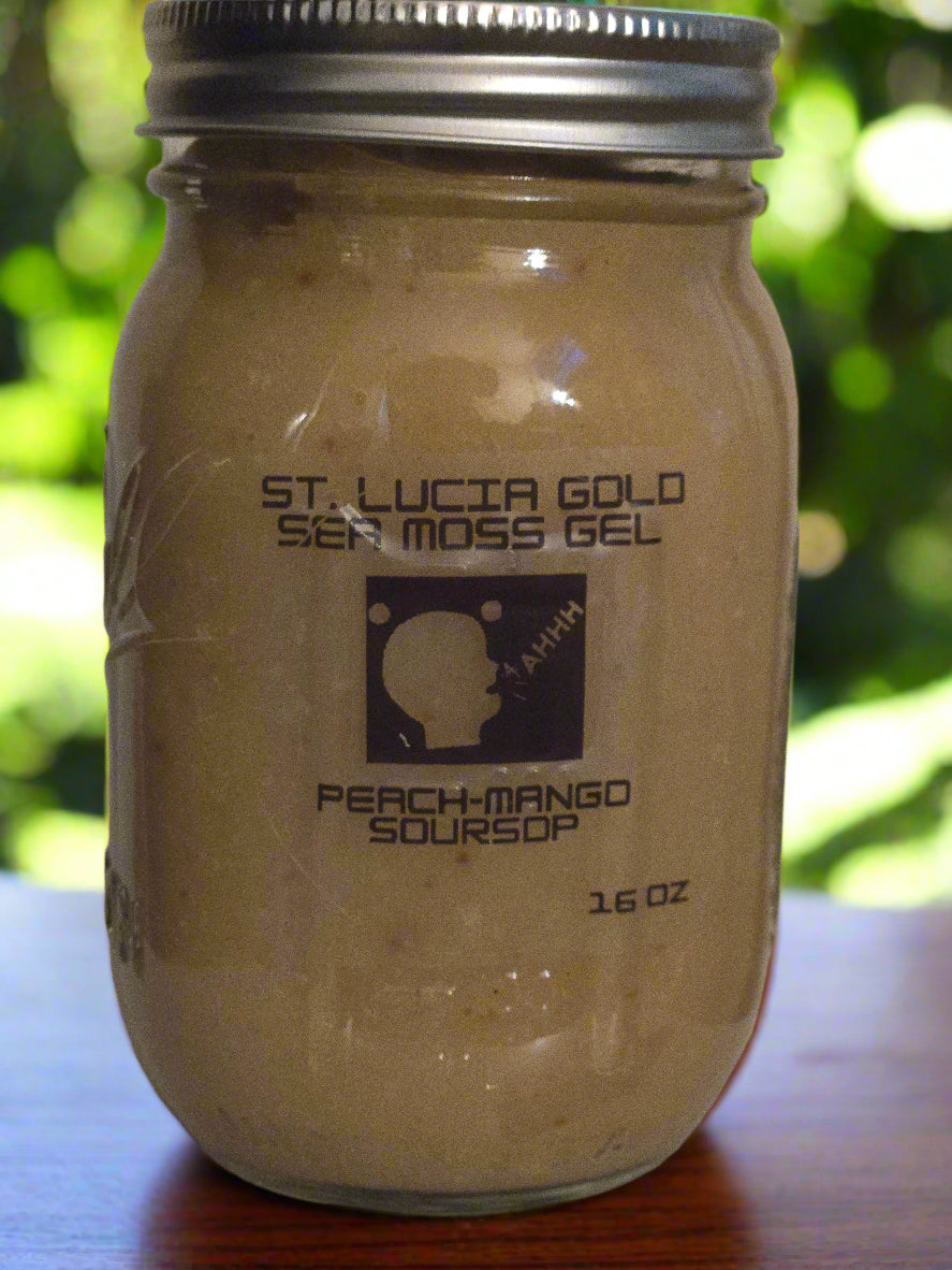 ST. LUCIA GOLD SEA MOSS GEL (16oz- 45oz) (Mango)