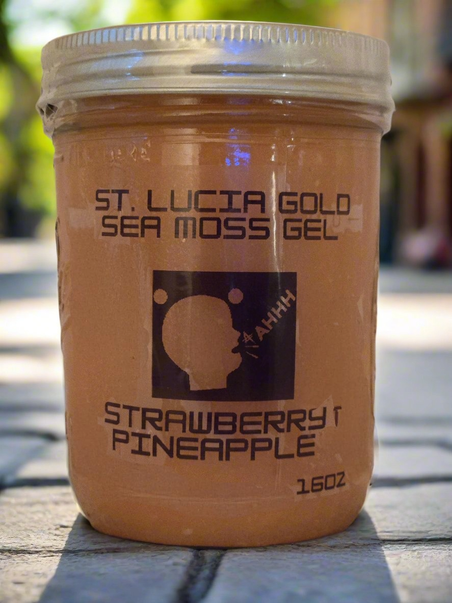 ST. LUCIA GOLD SEA MOSS GEL 16oz TO 45oz