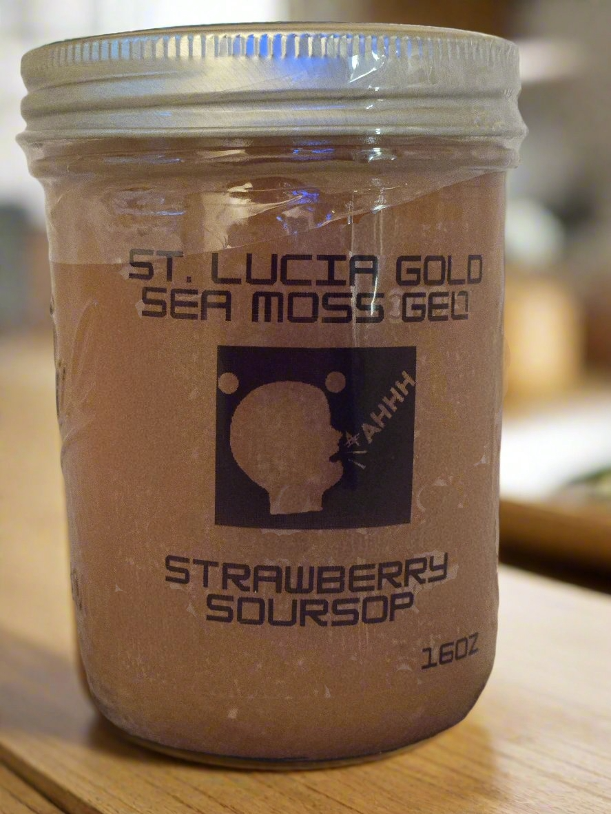 ST. LUCIA GOLD SEA MOSS GEL 16oz TO 45oz