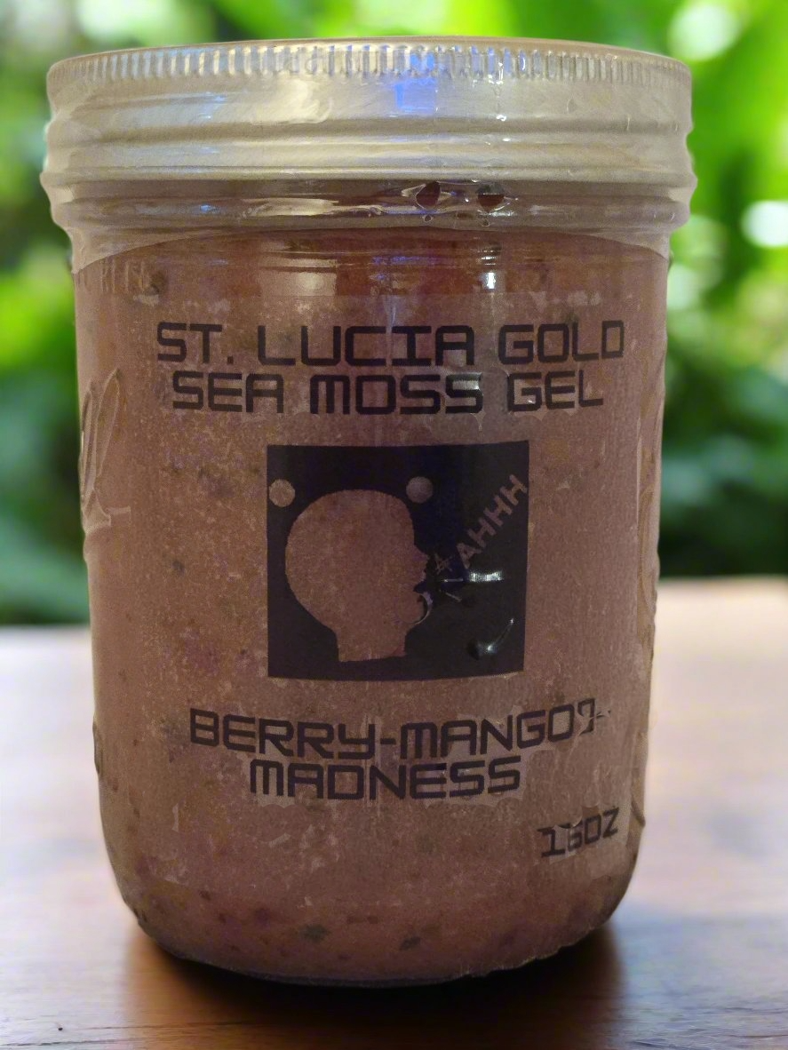 ST. LUCIA GOLD SEA MOSS GEL 16oz TO 45oz